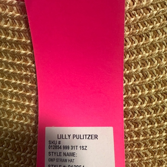 Lilly Pulitzer Beach Hat Journey To The Jungle NWT & Lilly soft crossbody bundle - Picture 6 of 6